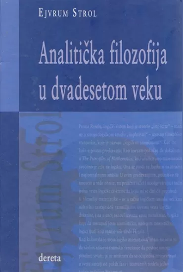 analitička filozofija u dvadesetom veku ejvrum strol