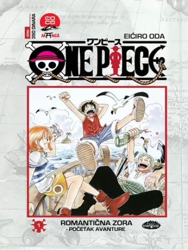 one piece 1 romantična zora eićiro oda