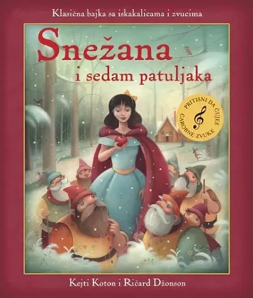 snežana i sedam patuljaka knjiga iskakalica 