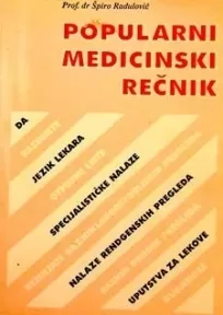 popularni medicinski rečnik špiro radulović