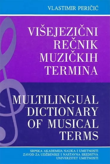 višejezični rečnik muzičkih termina vlastimir peričić