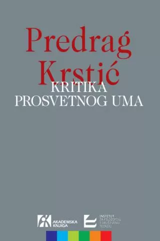 kritika prosvetnog uma predrag krstić